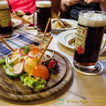 Tony's impressive cheese platter at Scheiner's Gaststuben